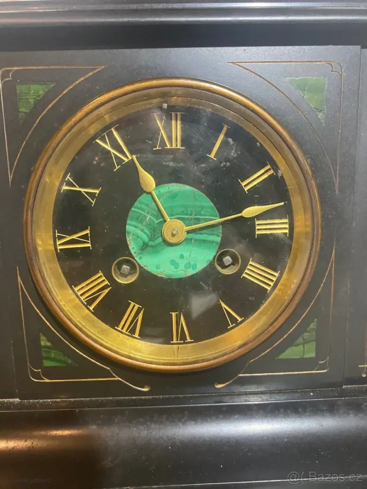 Starožitné krbové/stolní hodiny (mantel clock)
