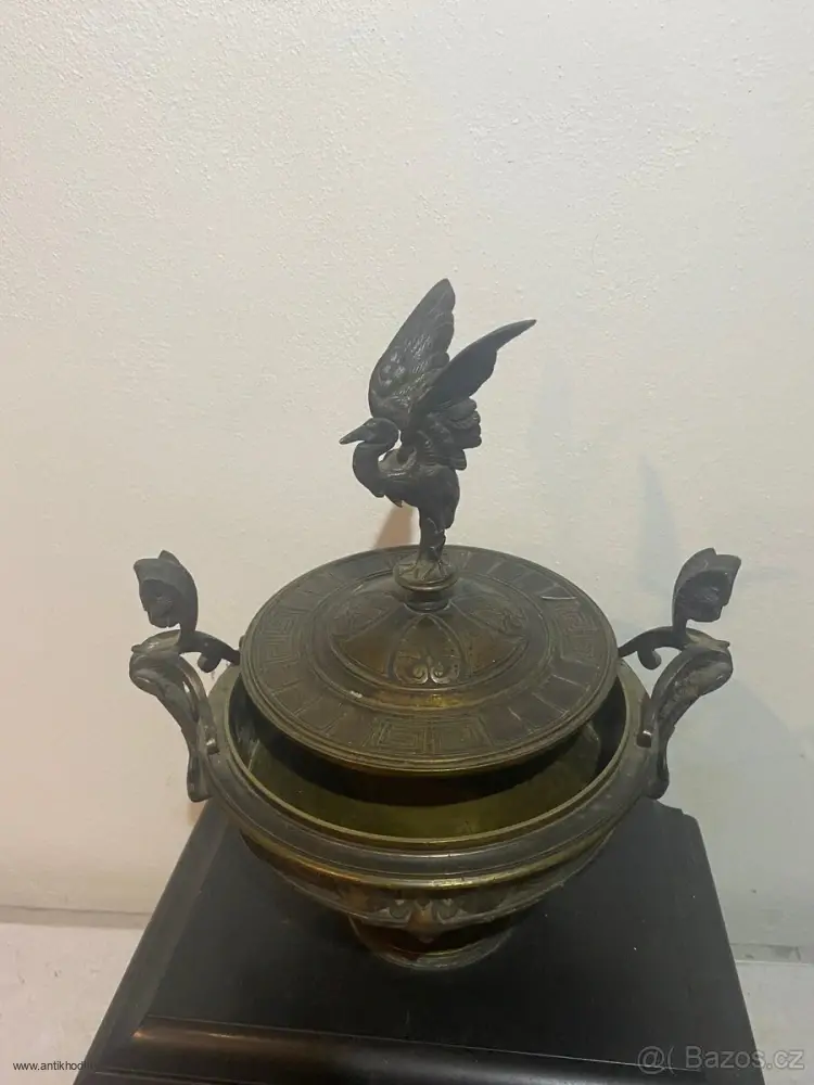 Starožitné krbové/stolní hodiny (mantel clock)