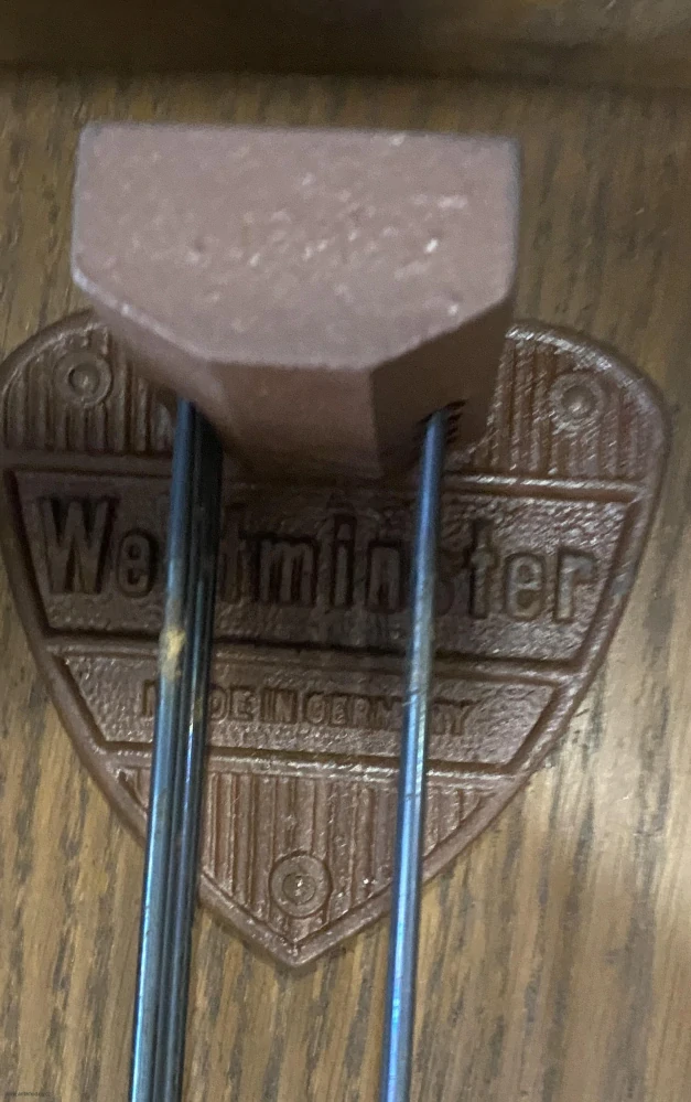 Dřevěné bicí hodiny Westminster – Made in Germany