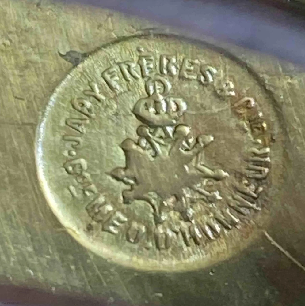 Francouzské mramorové krbové hodiny-Japy Freres